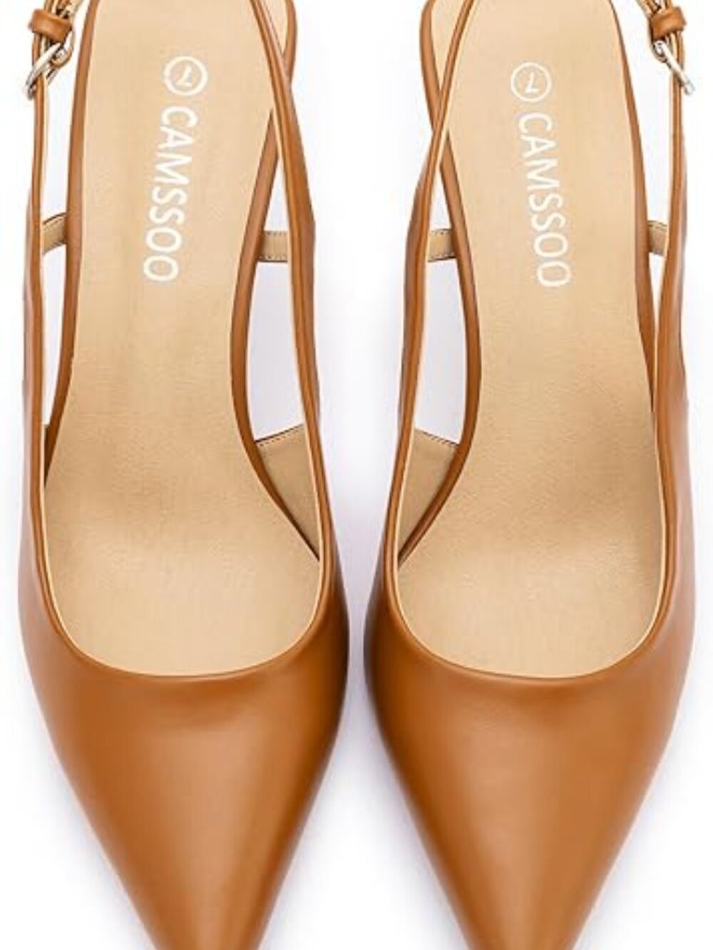Womens Kitten Heels Slingback Pumps Closed Pointed Toe Stiletto Dress Shoes for